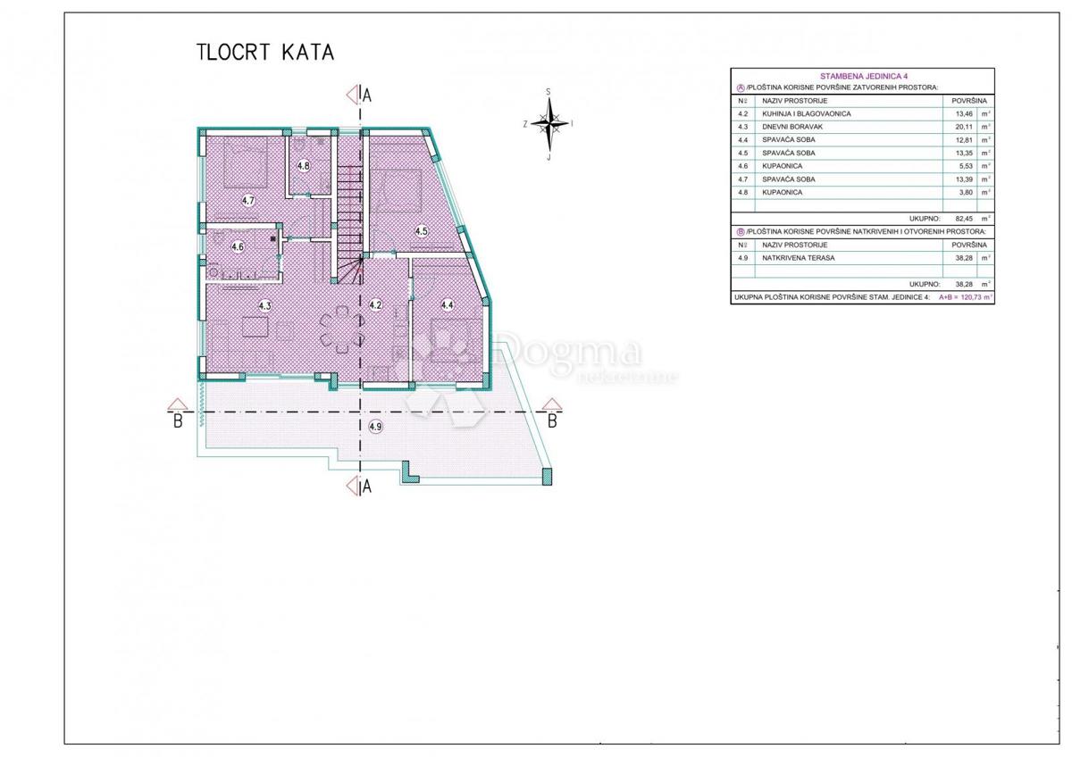 Allogio Vodice, 112,22m2