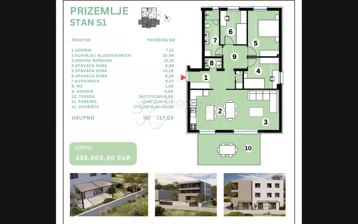 Allogio Brodarica, Šibenik - Okolica, 84,40m2