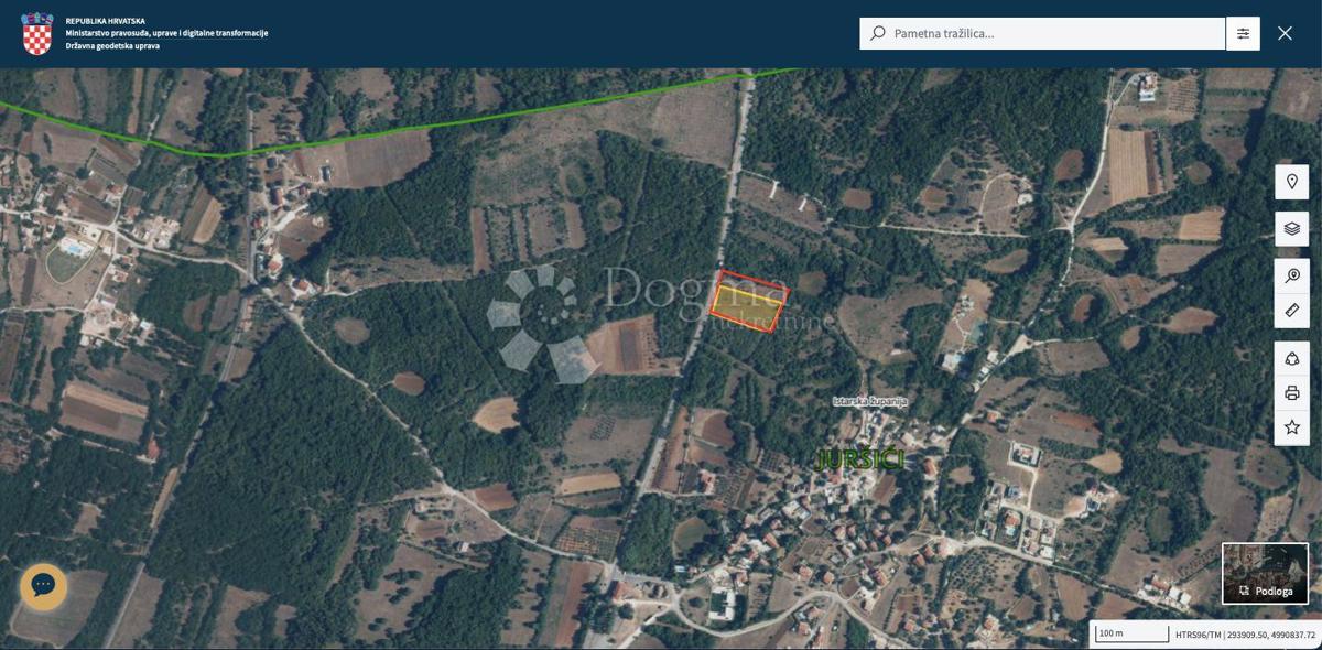 Terreno agricolo Juršići, Svetvinčenat, 6.672m2