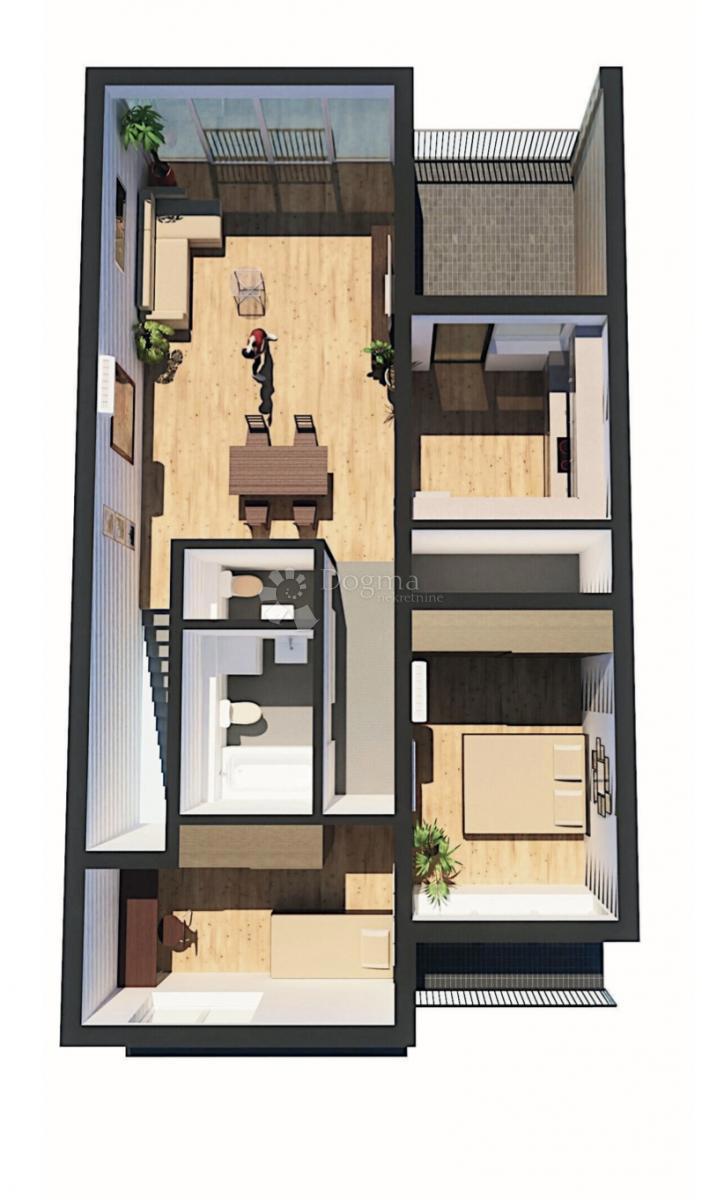 Allogio Antunovac, Virovitica, 102,86m2