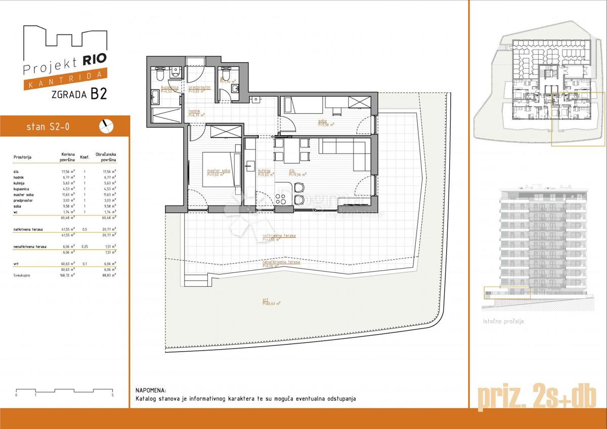 Allogio Kantrida, Rijeka, 124,61m2