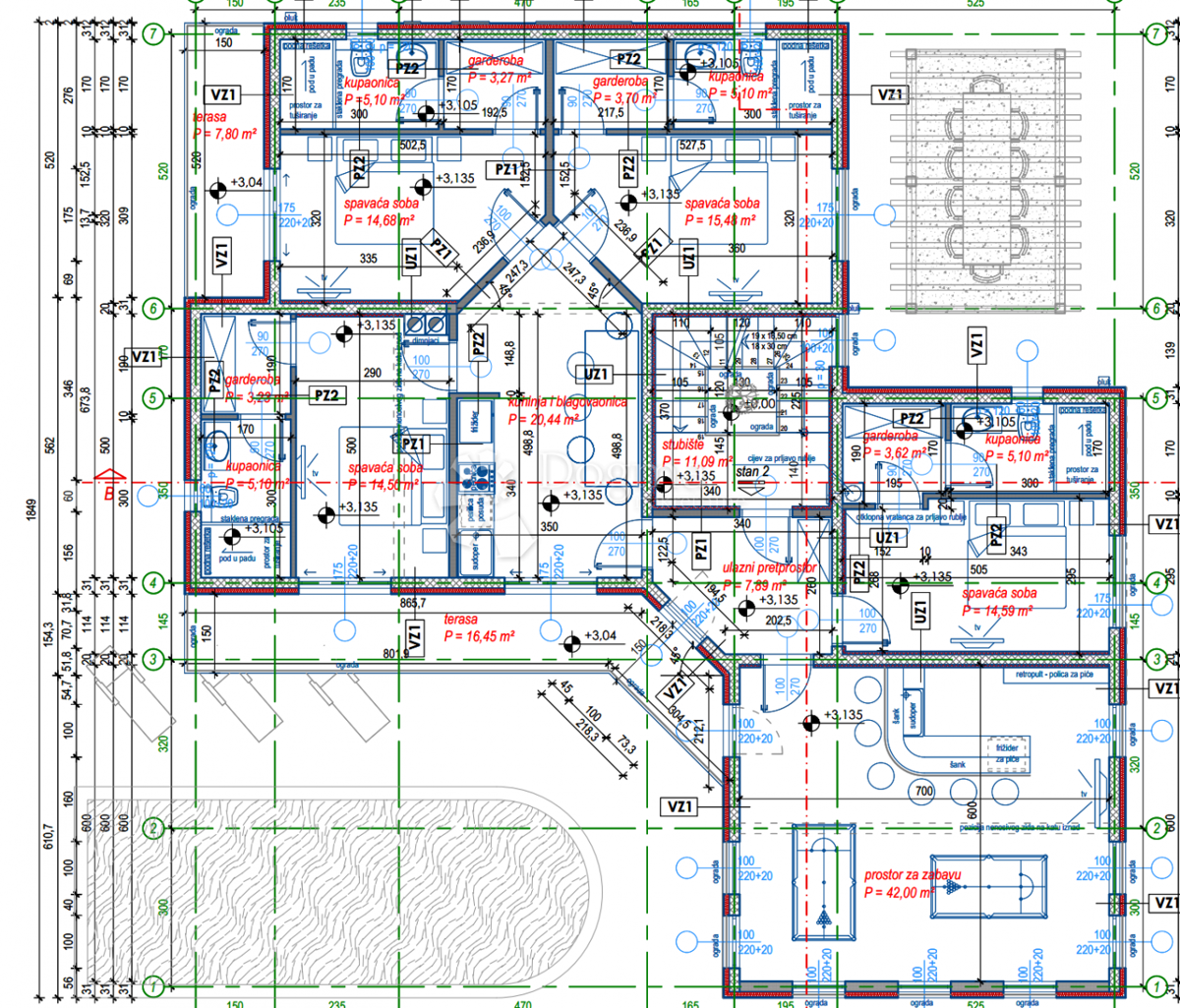 Allogio Srima, Vodice, 188,05m2