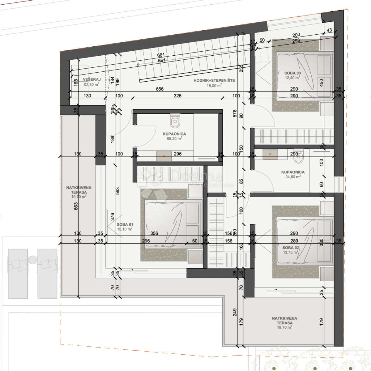 Terreno edificabile Plomin, Kršan, 843m2