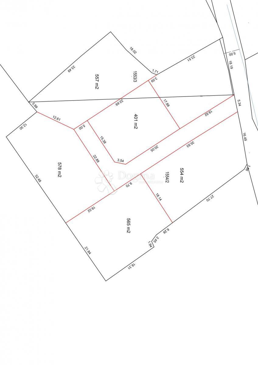 Terreno edificabile Smoković, Zemunik Donji, 3.732m2
