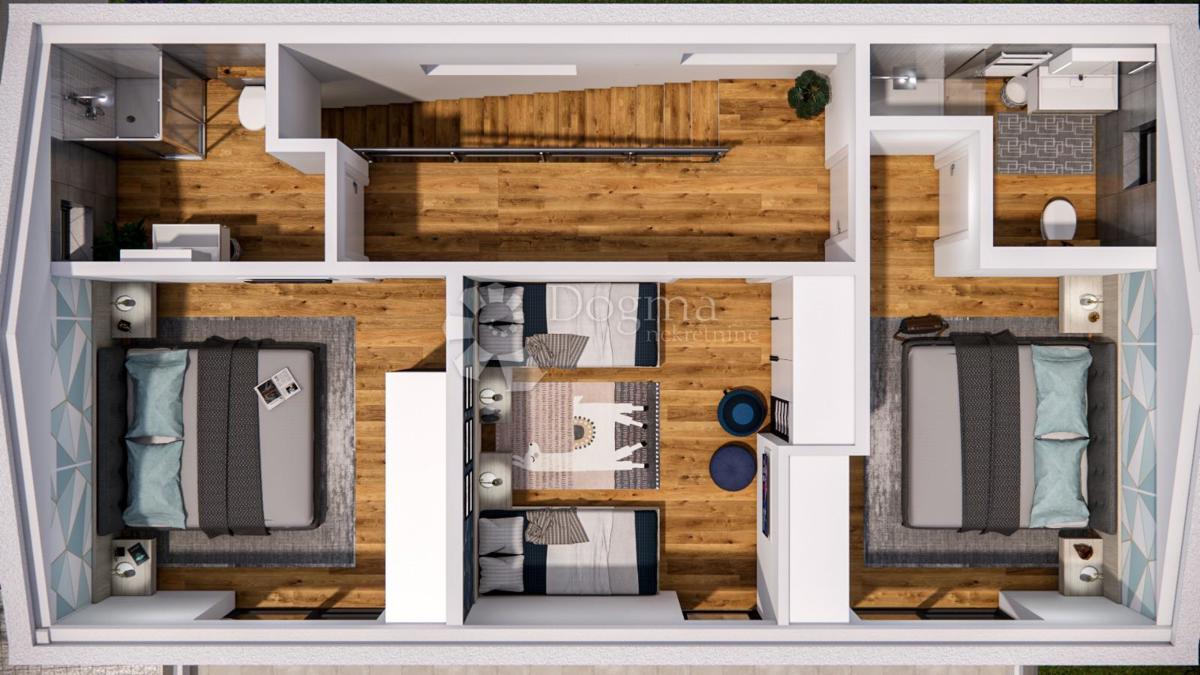 Rtina Sunset – progetto di 6 ville con piscina, vista mare