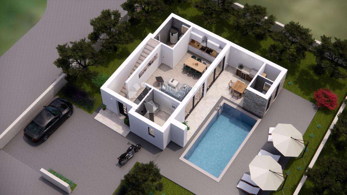 Rtina Sunset – progetto di 6 ville con piscina, vista mare