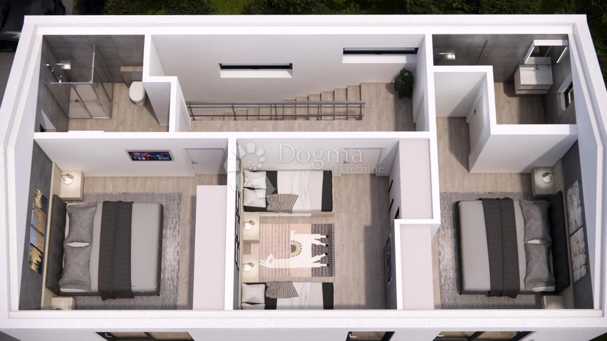 Rtina Sunset – progetto di 6 ville con piscina, vista mare