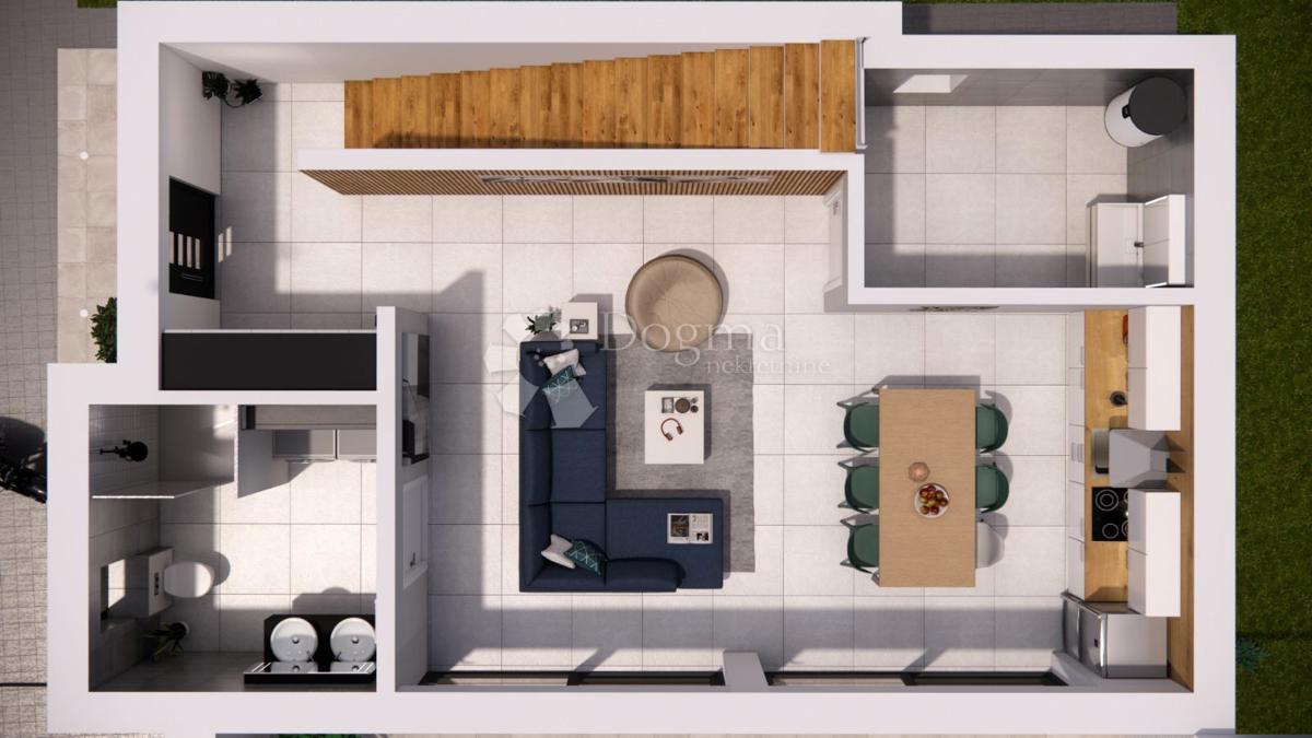 Rtina Sunset – progetto di 6 ville con piscina, vista mare