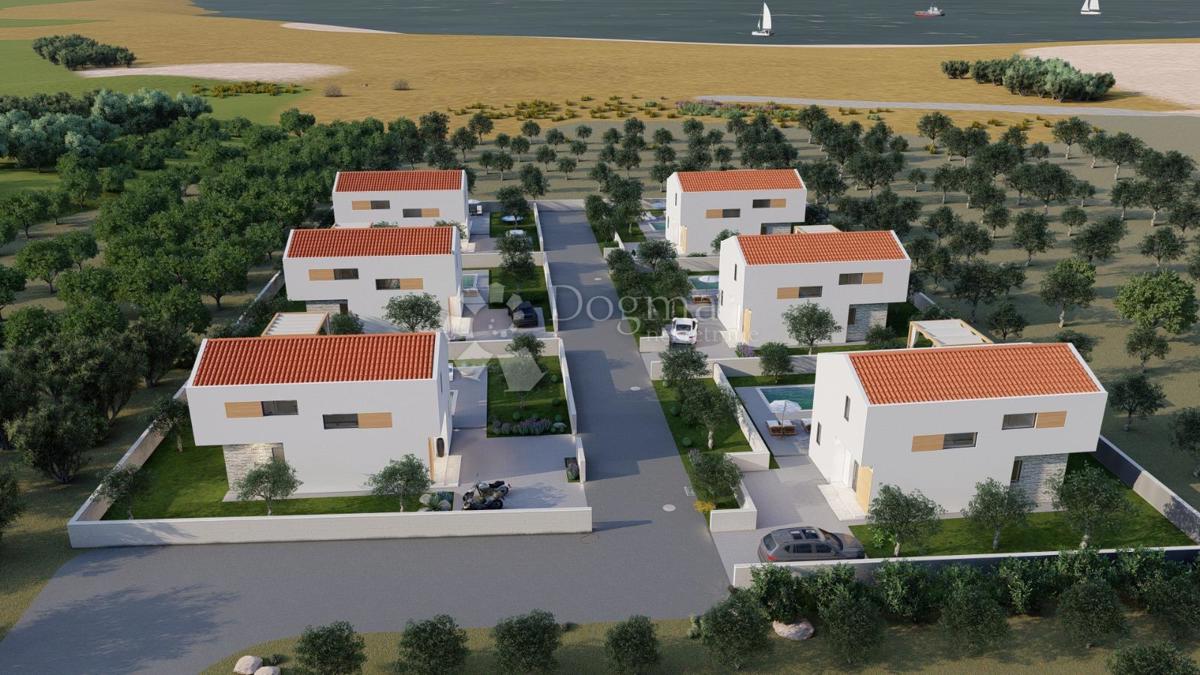 Rtina Sunset – progetto di 6 ville con piscina, vista mare