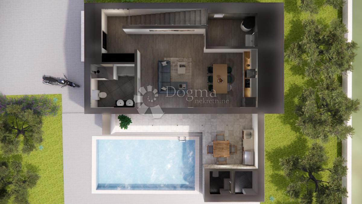 Rtina Sunset – progetto di 6 ville con piscina, vista mare