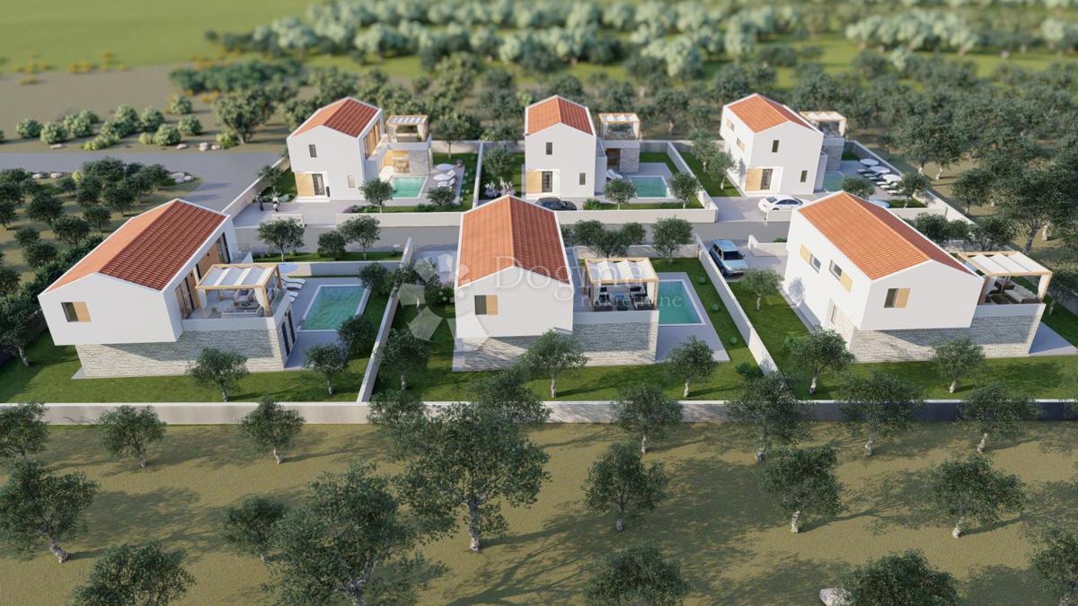 Rtina Sunset – progetto di 6 ville con piscina, vista mare