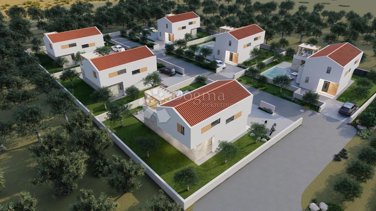 Rtina Sunset – progetto di 6 ville con piscina, vista mare