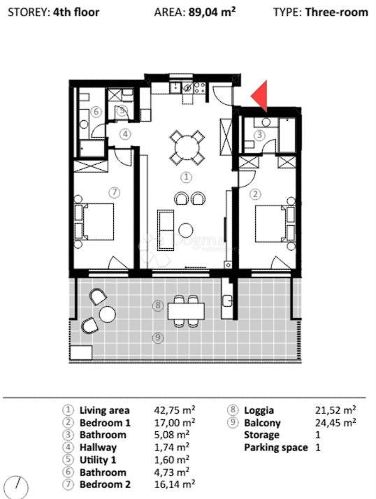 Allogio Umag, 66,90m2