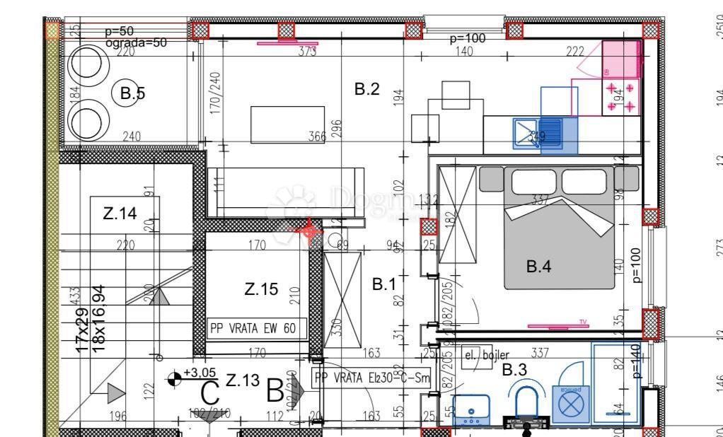 Allogio Veli vrh, Pula, 113,11m2