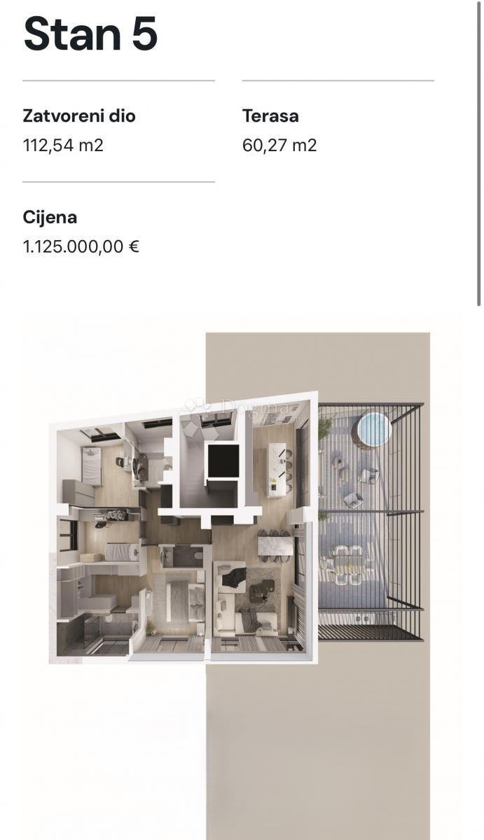 Allogio Srebrnjak, Maksimir, 91,45m2