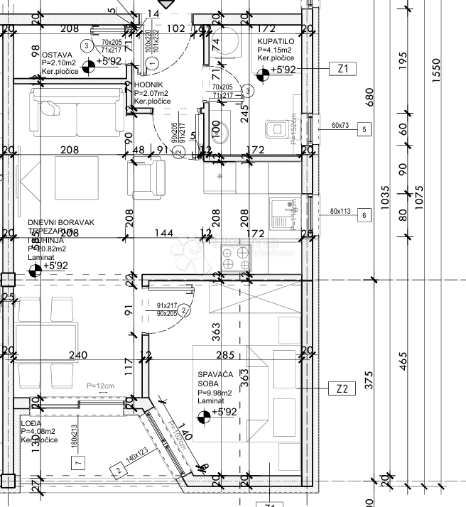 Allogio Drvenik, Gradac, 42,18m2
