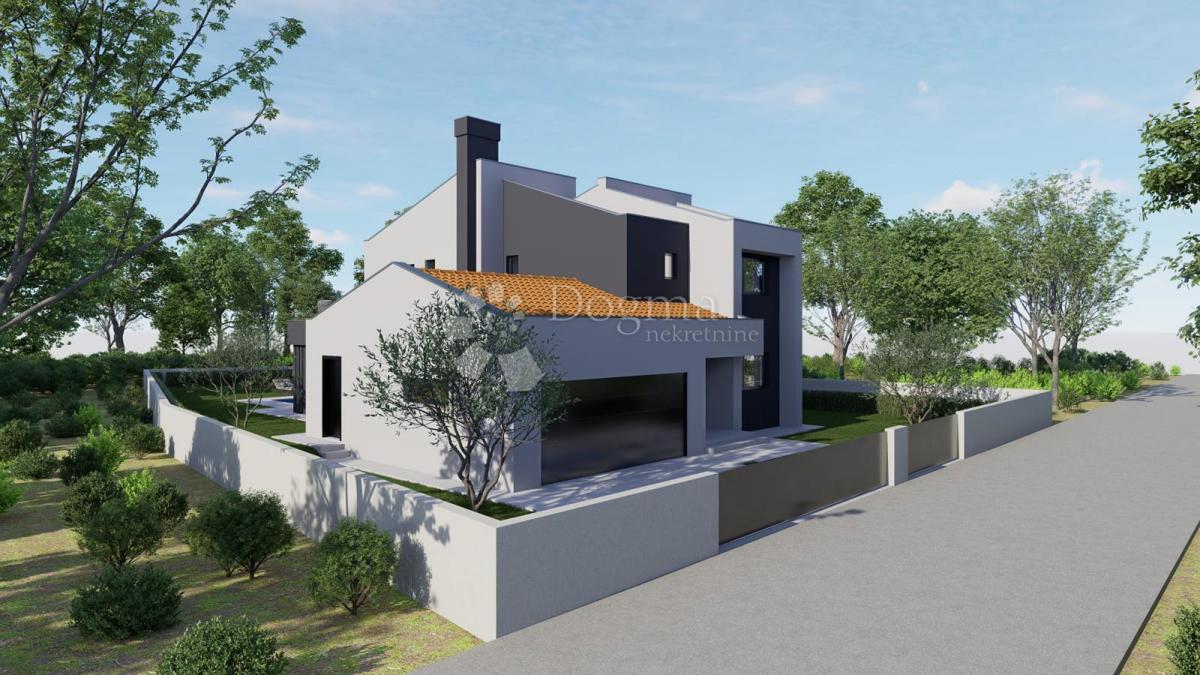 Terreno edificabile con permesso di costruire valido per la costruzione di una casa unifamiliare e piscina