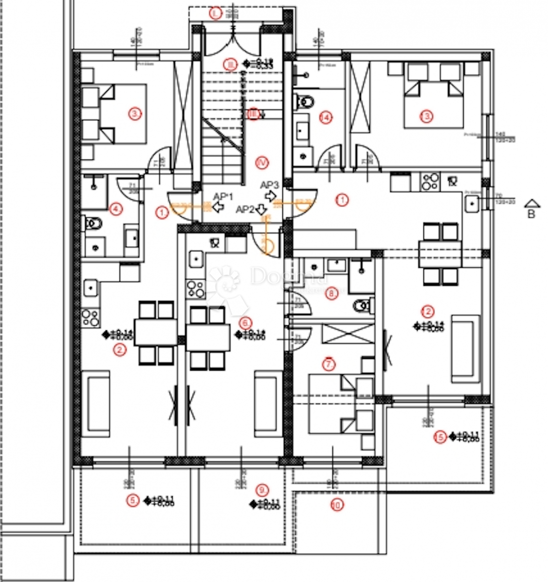 Allogio Brodarica, Šibenik - Okolica, 43,52m2