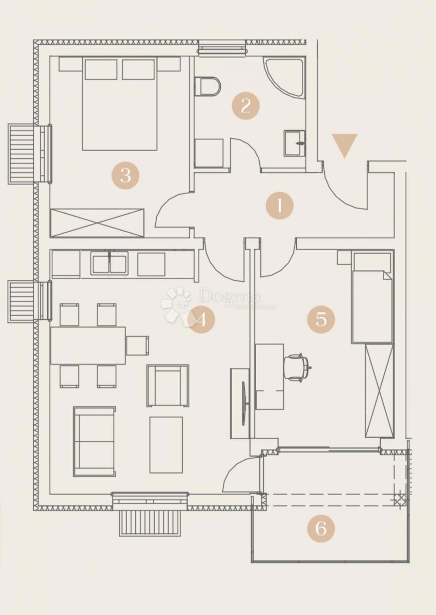 Allogio Viškovo, 65,63m2