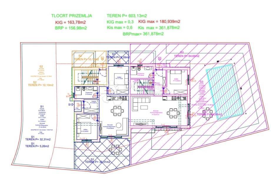 Casa Vodice, 121,42m2