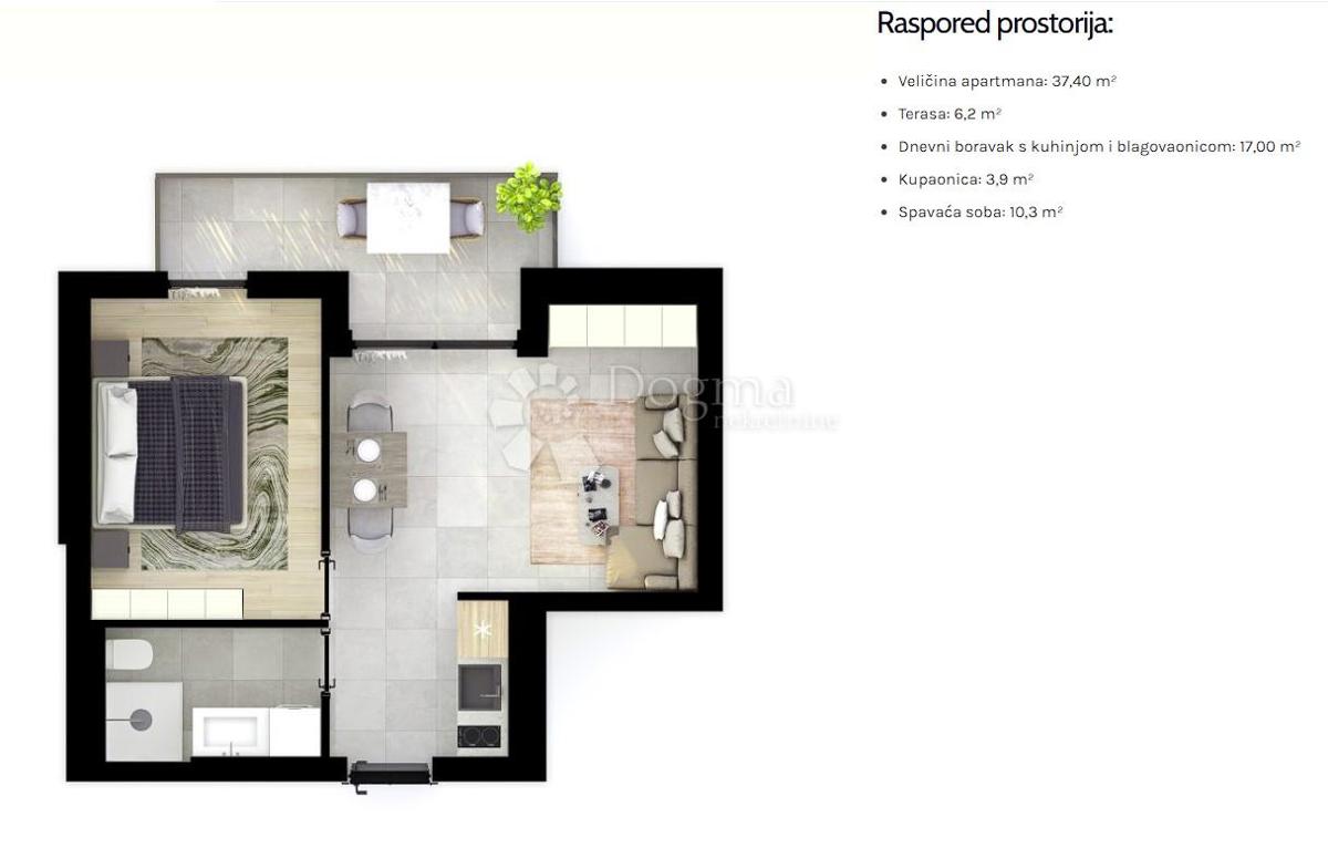 Allogio Umag, 63,60m2