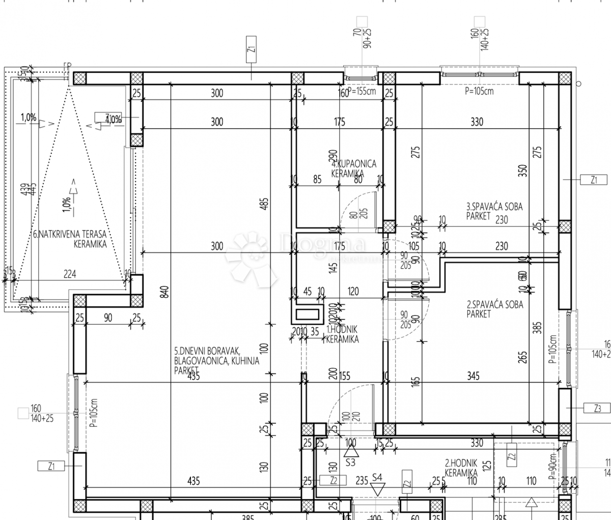 Allogio Brodarica, Šibenik - Okolica, 81,74m2