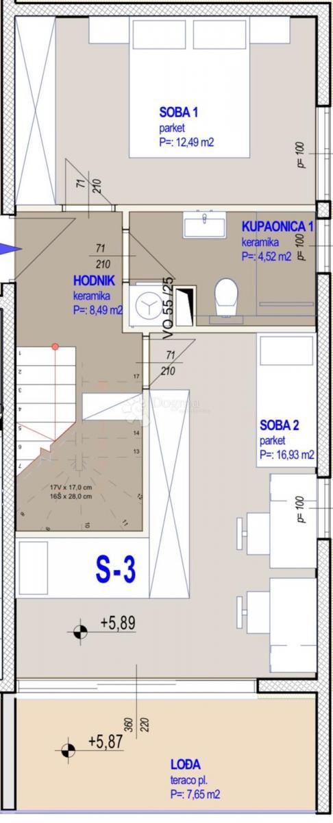 Allogio Kaštel Gomilica, Kaštela, 115m2