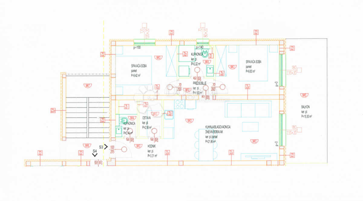 S3 – Appartamento con terrazza panoramica privata e vista mare