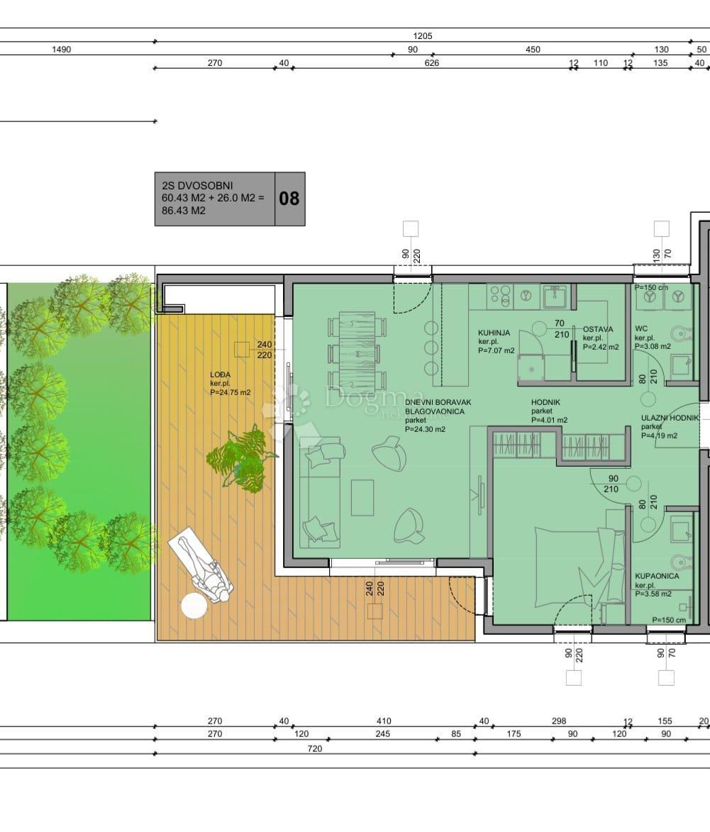 Allogio Gornje Mrzlo Polje Mrežničko, Duga Resa, 48m2