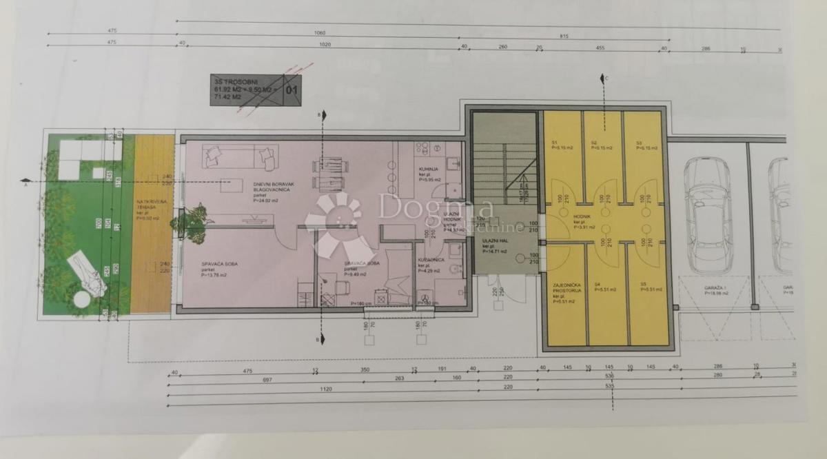 Allogio Gornje Mrzlo Polje Mrežničko, Duga Resa, 48m2