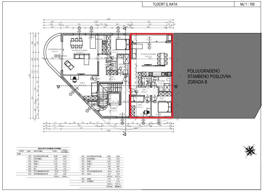 Allogio Tar, Tar-Vabriga, 64,57m2