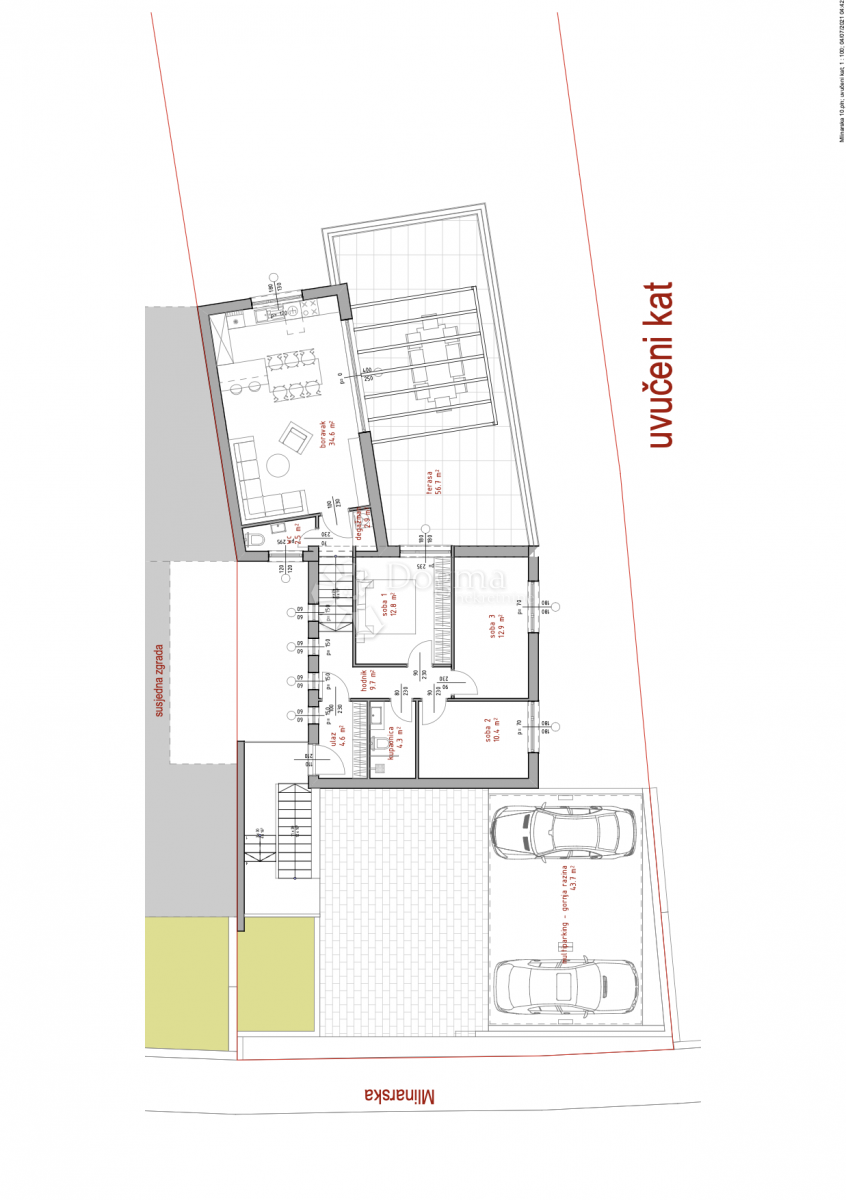 Allogio Gornji grad, Gornji Grad - Medveščak, Mlinarska, 121m2