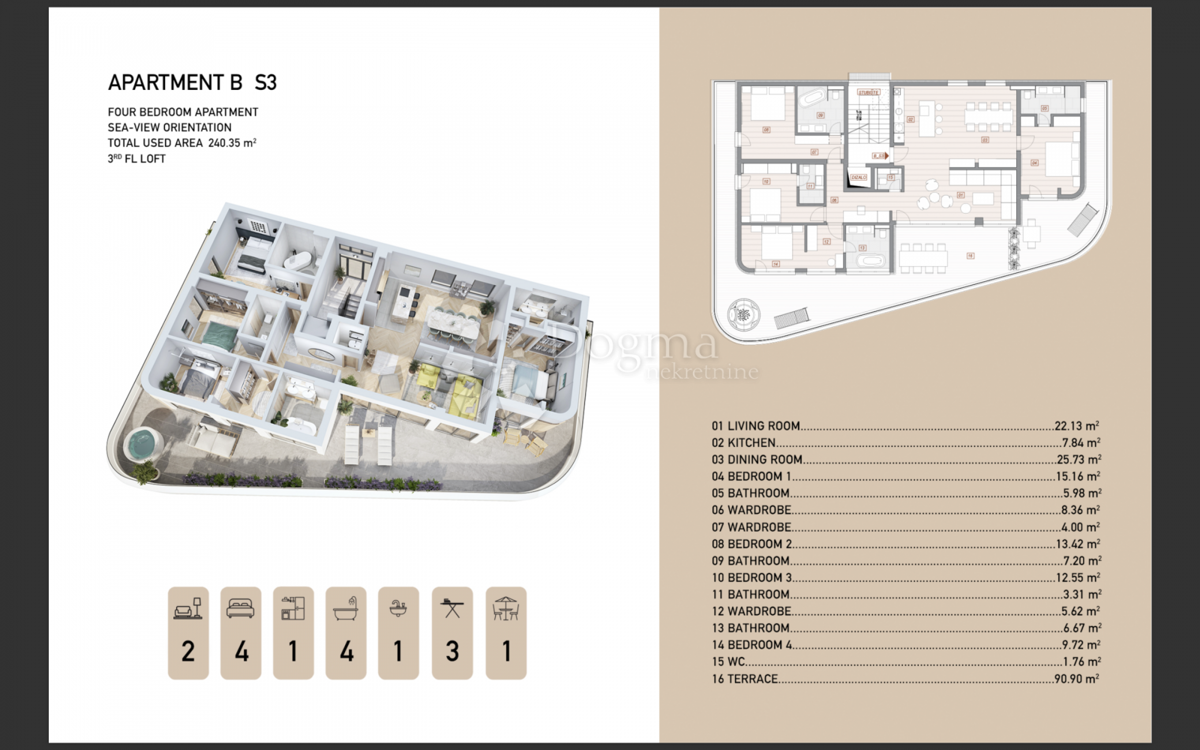 Allogio Opatija - Centar, Opatija, 240,40m2