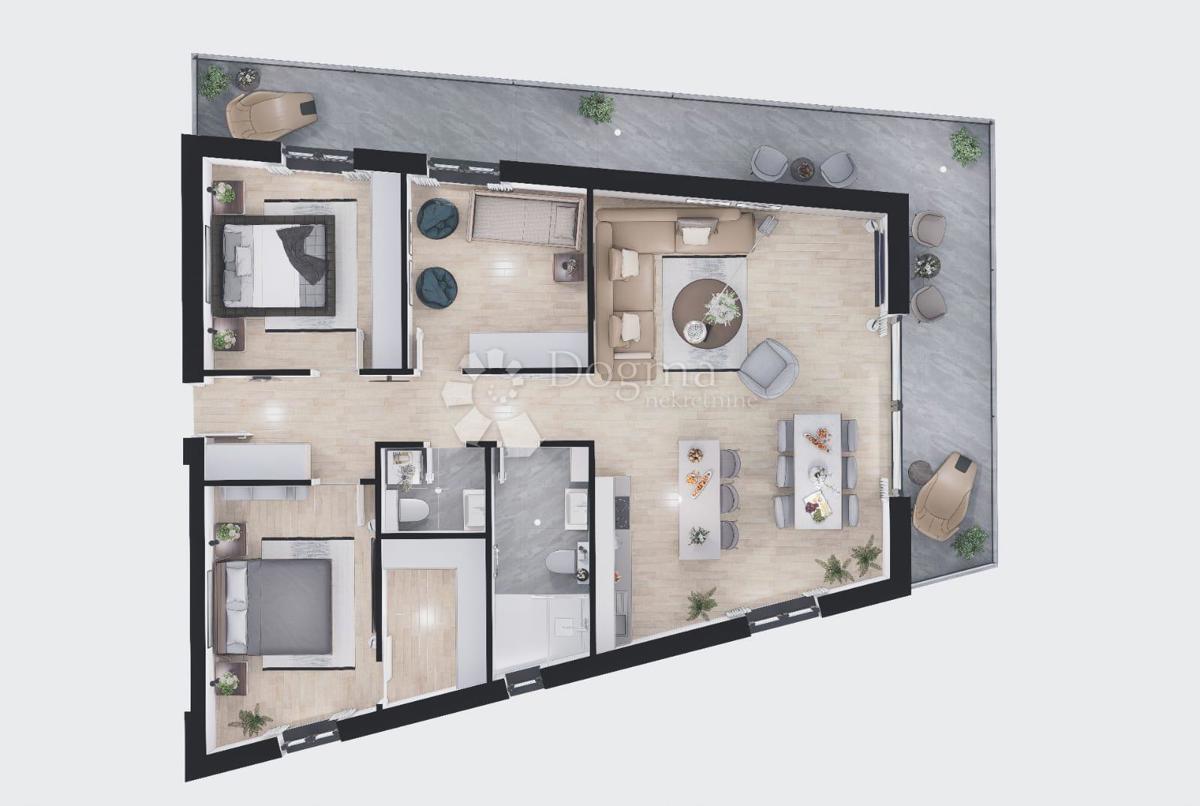 Allogio Kaštel Stari, Kaštela, 95,15m2