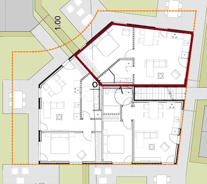 Allogio Poreč, 55,32m2