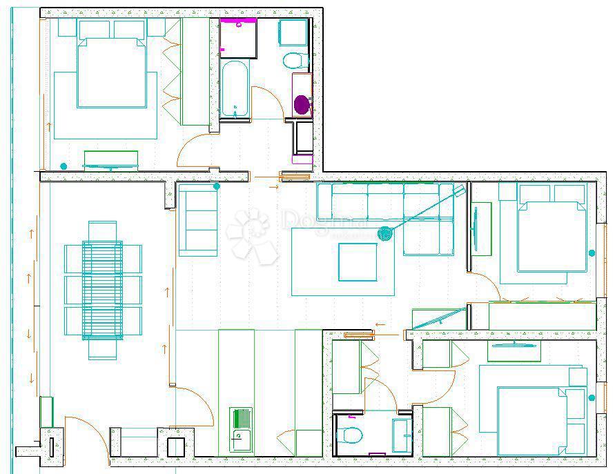 Allogio Branimirova Obala, Zadar, 95m2