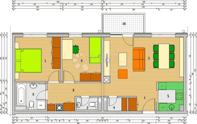 Allogio Centar, Varaždin, 69,60m2