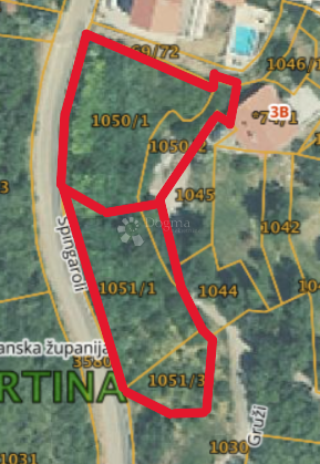 Terreno edificabile Martina, Mošćenička Draga, 1.806m2