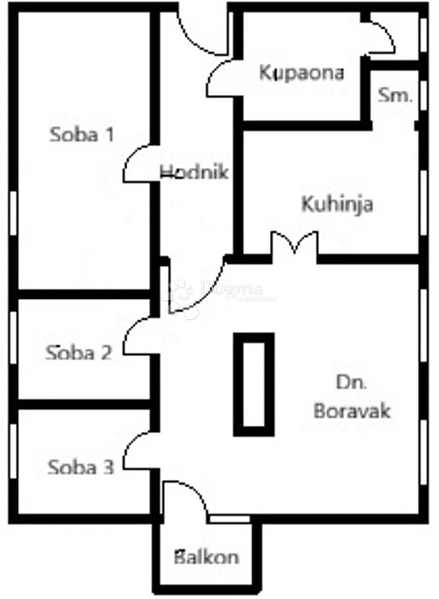 Allogio Donji grad, Donji Grad, 94,55m2