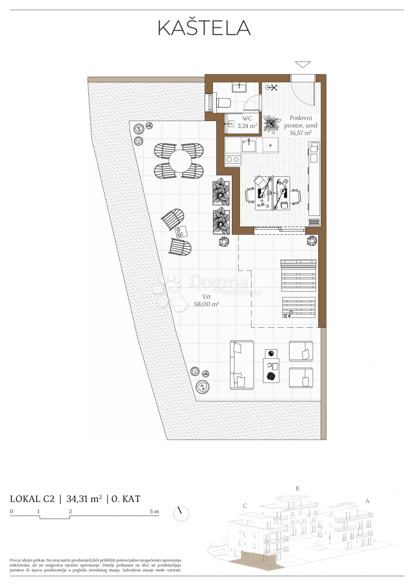 Allogio Kaštel Kambelovac, Kaštela, 79,86m2