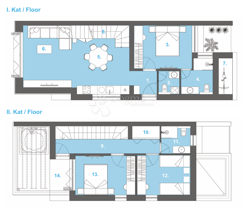 Allogio Privlaka, 105,23m2