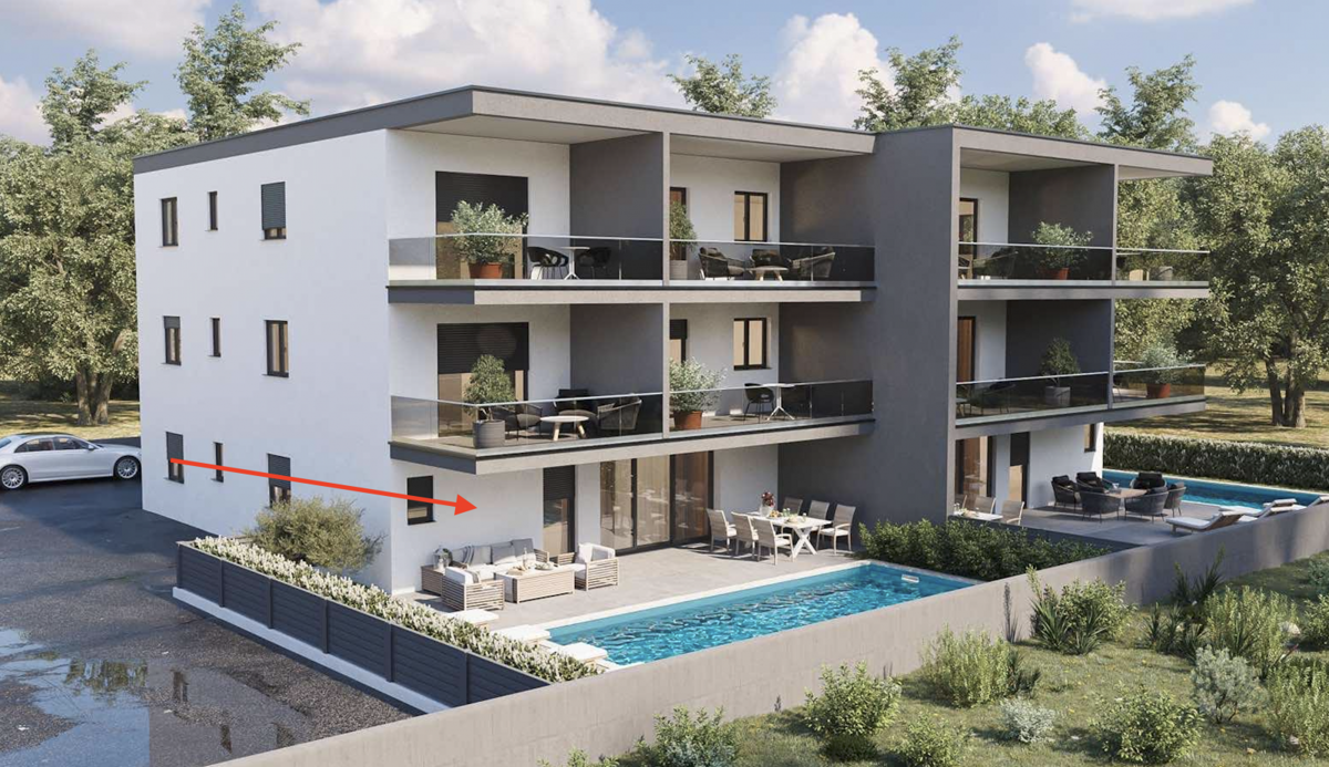 Allogio Novigrad, 123,63m2