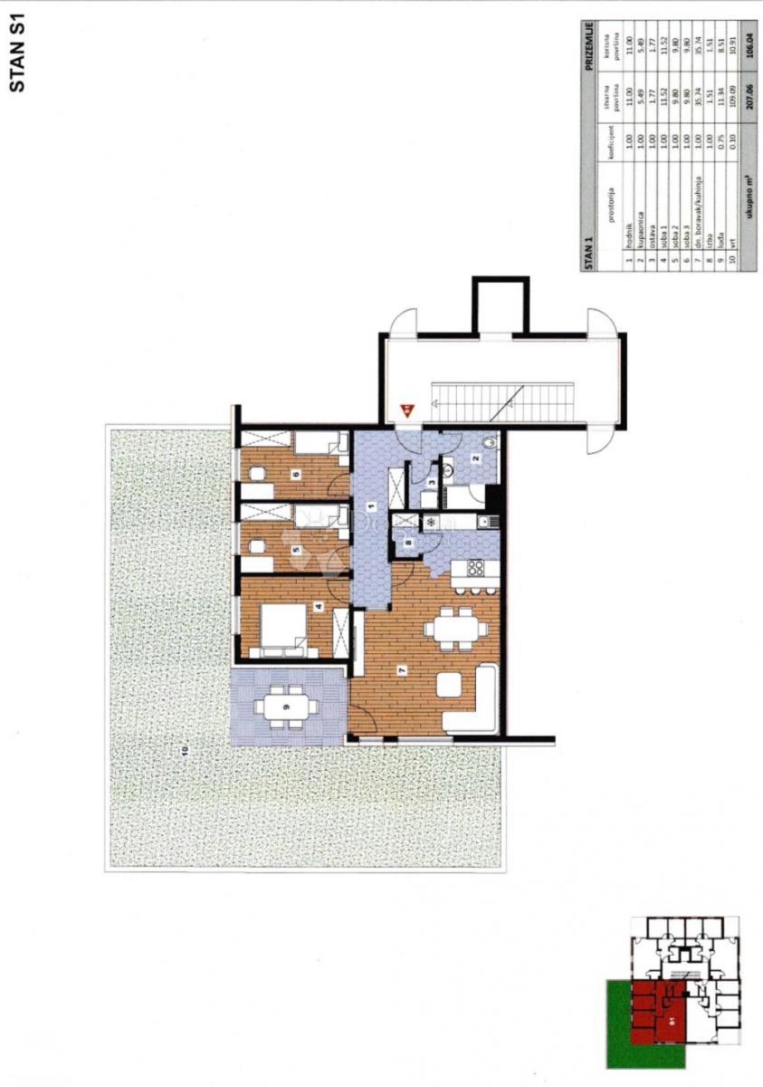 Allogio Sesvetska sela, Sesvete, 106,04m2