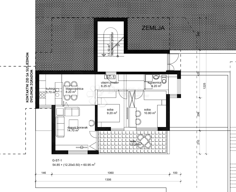 Allogio Makarska, 65,30m2