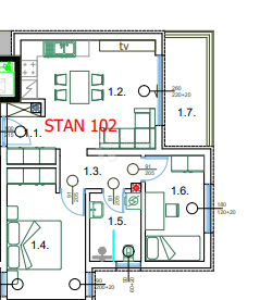 Allogio Centar, Pula, 58,65m2