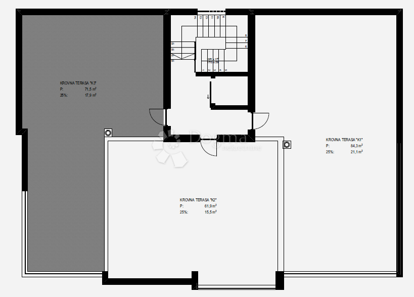 Allogio Vidikovac, Zadar, 89,13m2