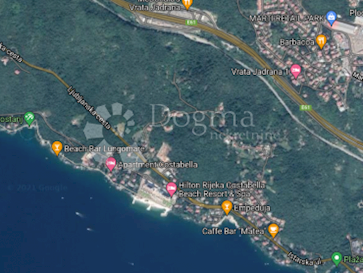 Terreno Costabella, Rijeka, 6.981m2