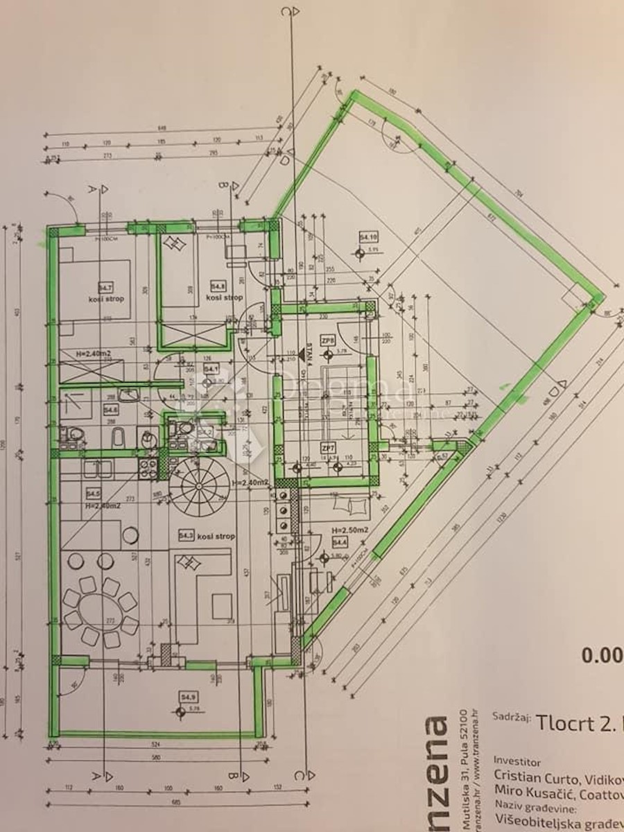 Allogio Centar, Pula, 120m2