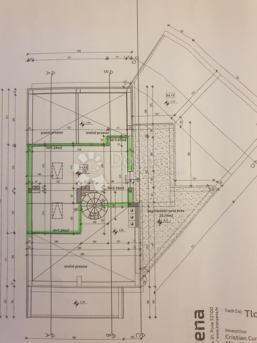 Allogio Centar, Pula, 120m2