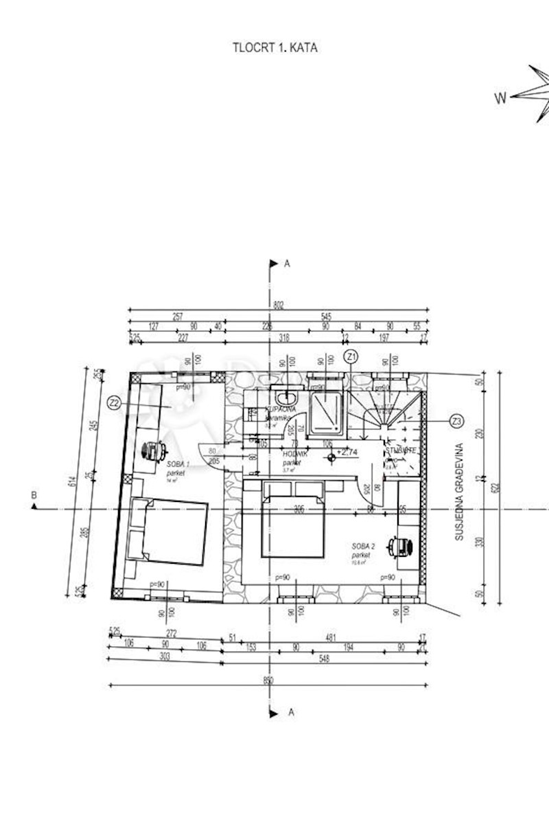 Casa Labinci, Kaštelir-Labinci, 110m2